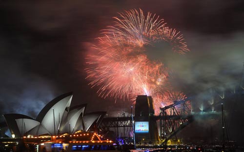 Màn trình diễn pháo hoa tuyệt đẹp ở cầu cảng Sydney - 9