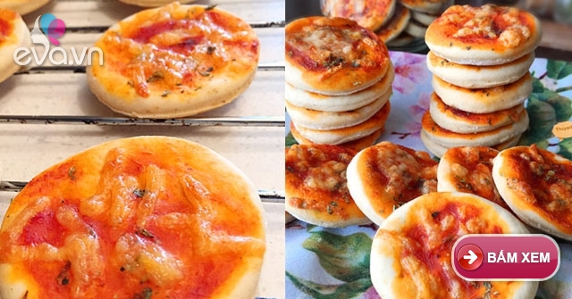 Bánh quy pizza mini ngon lạ miệng
