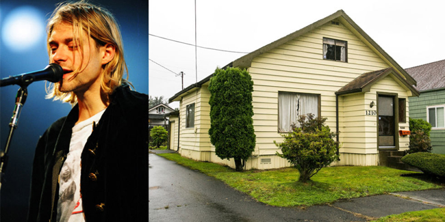 Kurt Cobain

Thủ lĩnh của The Nirvana nuôi dưỡng tình yêu âm nhạc tại căn phòng bốn phòng ngủ ở Seattle. Mẹ anh đã rao bán căn nhà vào tháng Ba năm nay với giá 400,000 đô nhưng vẫn chưa thấy người hỏi mua.
