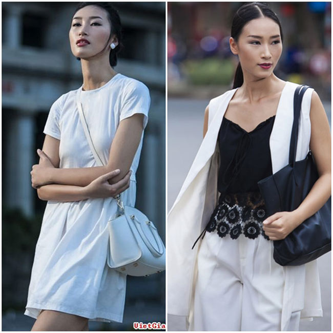 Huyền Trang khẳng định chân lý thời trang 'Càng đơn giản, càng đẹp'.
