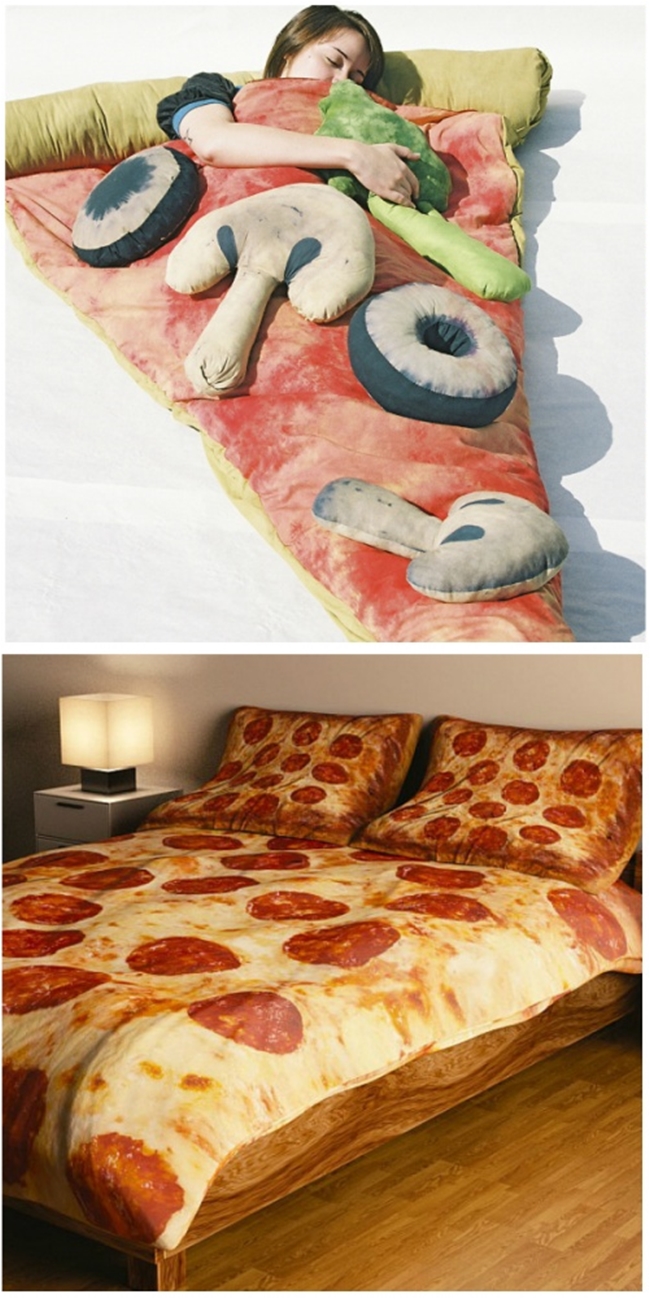 Giường bánh pizza

Chiếc giường dành riêng cho những cô nàng thích ngủ, ham ăn.
