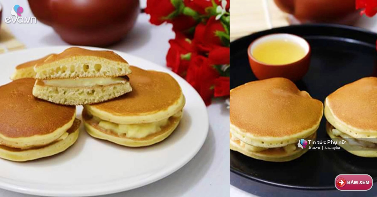 Cách làm bánh rán Doremon nhân trứng sữa tuyệt ngon - Bếp Eva