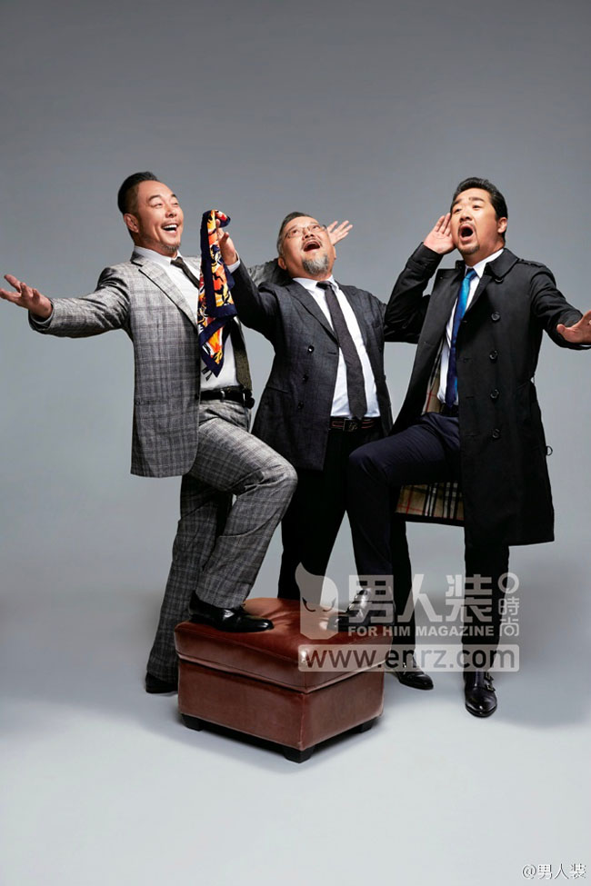 Chắc khán giả sẽ phải mất ít nhiều thời gian để nhận diện được 3 diễn viên nổi tiếng này: Trương Thiết Lâm, Vương Cương và Trương Quốc Lập.
