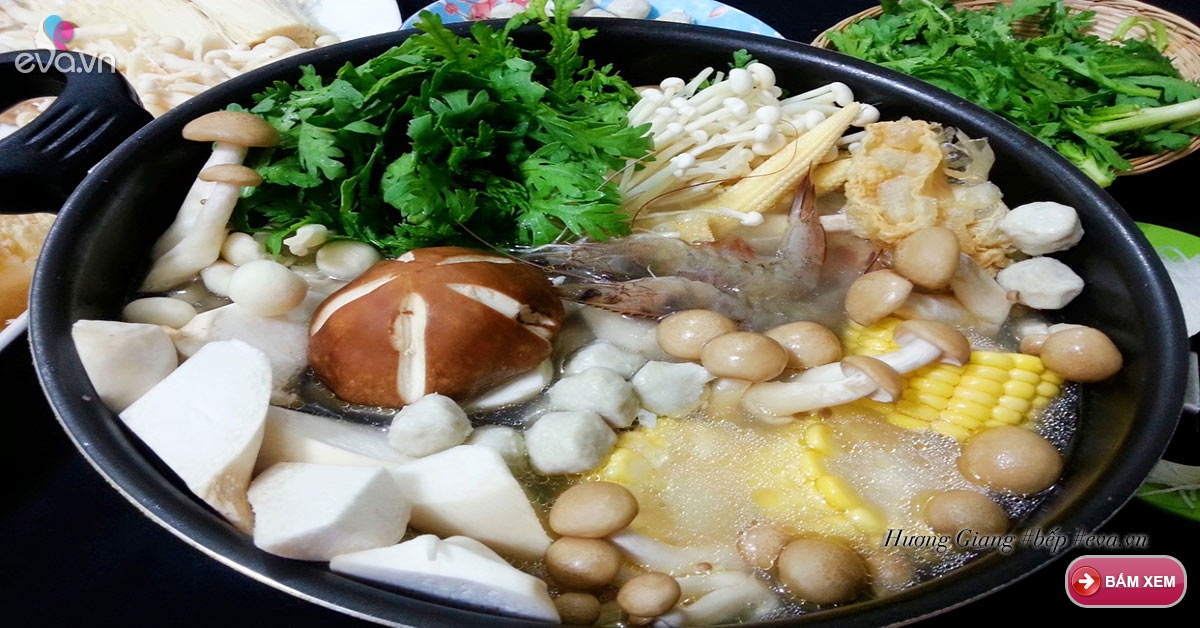 cách nấu lẩu nấm ngon nhất