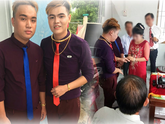 Lễ đính hôn cặp đôi đồng tính khiến dân mạng xôn xao, nhìn dàn bê tráp còn ngỡ ngàng hơn