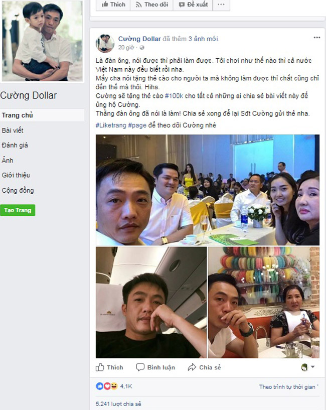 Kẻ giả mạo Cường Đô la trên Facebook nhằm “câu like” có thể bị xử lý hình sự - 2