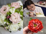 Bếp Eva - Chỉ làm bánh kem hoa thôi, bà mẹ “cựu sinh viên NEU” hút hơn 14  nghìn người theo dõi