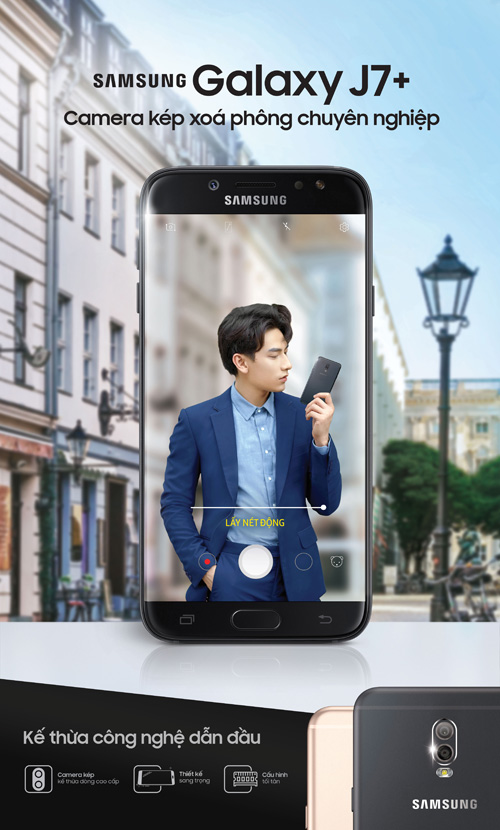 Samsung ra mắt Galaxy J7+ với camera kép xóa phông chuyên nghiệp - 1