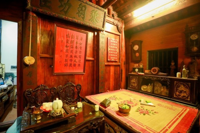 Phủ thờ Tổ nghiệp 1.000m² toàn đồ cổ của Vượng râu không thua kém phủ của Hoài Linh - 8