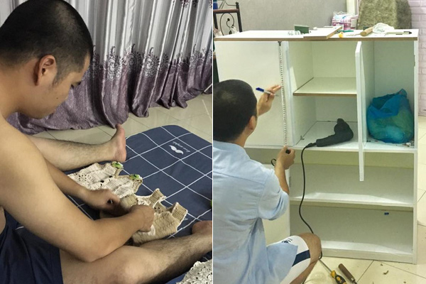 Mẹ bầu amp;#34;nhà người taamp;#34; tự may đồ, đóng tủ chuẩn bị đón con chỉ tốn đúng 600 nghìn - 7