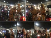 Tin tức - Dân mạng chia sẻ “rần rần” ảnh CSGT phát áo mưa trong đêm Trung thu