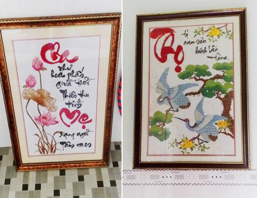 Ông bố Việt thêu tranh nhanh đẹp hơn cả vợ và con gái khiến chị em amp;#34;ngả nónamp;#34; bái phục - 6
