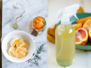 Nhà đẹp - 5 phút tự làm bình xịt thơm từ vỏ cam, chanh cho nhà thơm mát suốt ngày