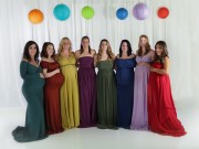 Bà bầu - Bộ ảnh bụng bầu "cầu vồng sau cơn mưa" tuyệt đẹp của những bà mẹ đã từng sảy thai