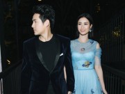 Làng sao - Ông Cao Thắng nắm chặt tay, tháp tùng Đông Nhi đến sự kiện