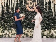 Làng sao - Khoảnh khắc "yêu" nhất sau đám cưới: Thu Thảo chủ động ném hoa cho bạn thân Ngọc Hân