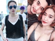 Làng sao - Tình mới đẹp trai từng có vợ, Chung Hân Đồng im lặng khi được phóng viên hỏi thăm