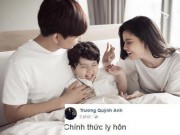 Làng sao - Sau khi Trương Quỳnh Anh xoá trạng thái ly hôn, Tim bày tỏ tâm trạng như thế nào?