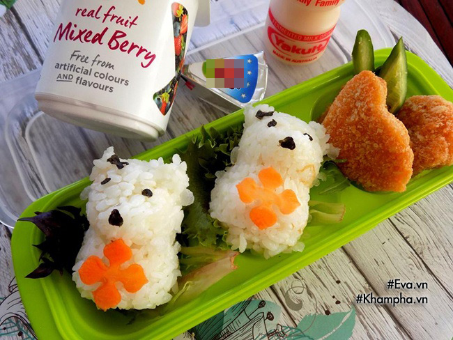 Học mẹ 5 con làm nhiều hộp cơm ngon, đẹp mắt cho con mang đến trường - 10