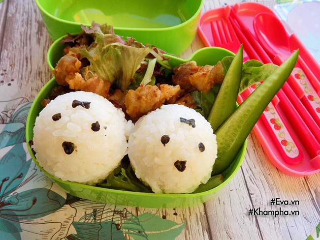 Học mẹ 5 con làm nhiều hộp cơm ngon, đẹp mắt cho con mang đến trường - 4