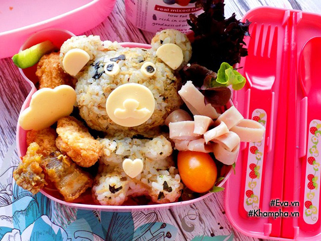 Học mẹ 5 con làm nhiều hộp cơm ngon, đẹp mắt cho con mang đến trường - 6
