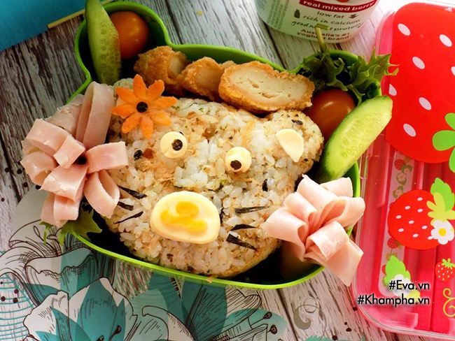 Học mẹ 5 con làm nhiều hộp cơm ngon, đẹp mắt cho con mang đến trường - 9