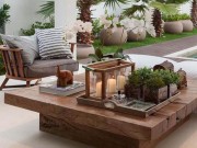 Nhà đẹp - Những bàn trà ngoài trời đẹp sang-xịn-mịn