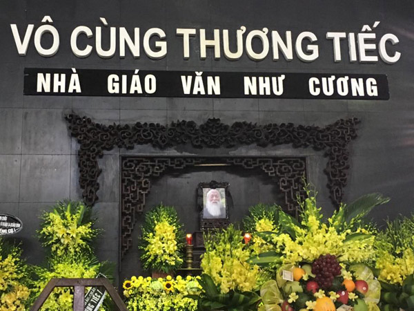 Tiếng trống trường hòa tiếng khóc của học sinh LTV tiễn biệt thầy Văn Như Cương - 50