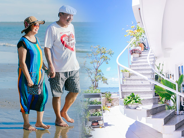 Tiết lộ cuộc sống đẹp như mơ của nhạc sĩ Trần Tiến và vợ sau 8 năm ở Vũng Tàu