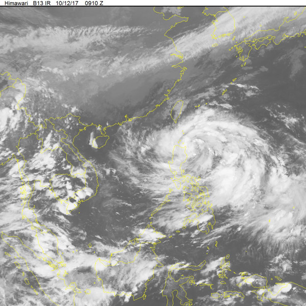 Bão giật cấp 10 đang tăng tốc, có thể đổ bộ Nghệ An-Quảng Trị - 1
