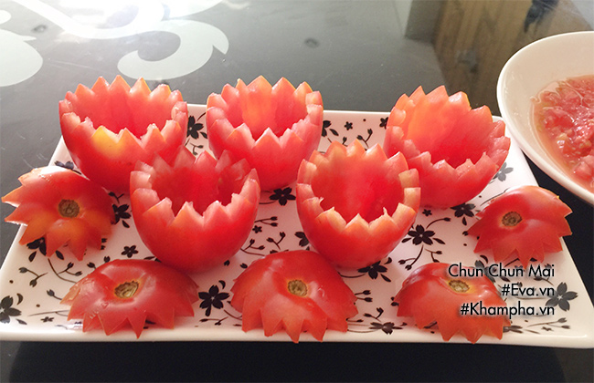 Cuối tuần đãi cả nhà cà chua nhồi thịt hấp - 4