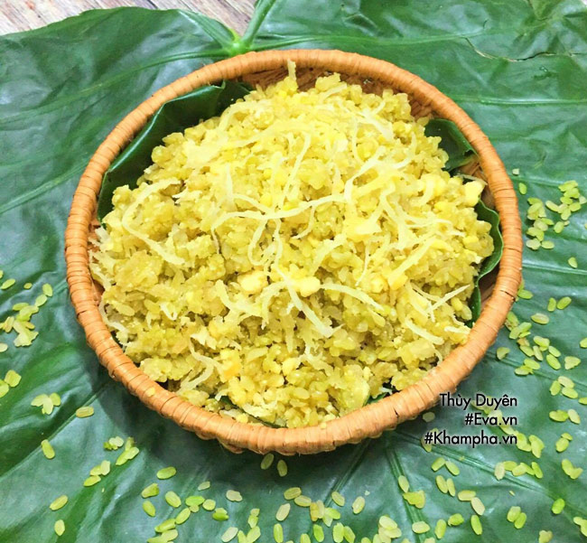 Bữa sáng dịu ngọt với xôi cốm dẻo thơm - 13