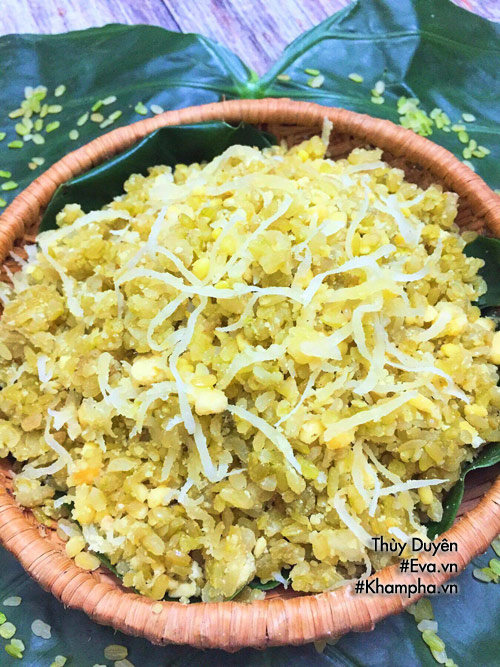 Bữa sáng dịu ngọt với xôi cốm dẻo thơm - 11