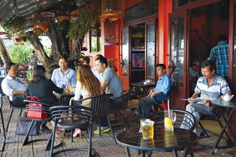 Cà Mau: Độc đáo amp;#34;Cà phê chùaamp;#34; - 1