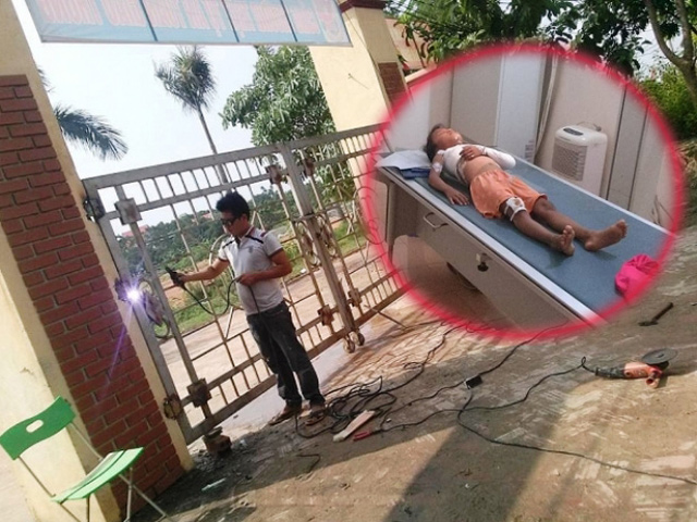 Học sinh lớp 1 bị cổng trường đổ đè gãy xương, nhà trường nói Không có trách nhiệm