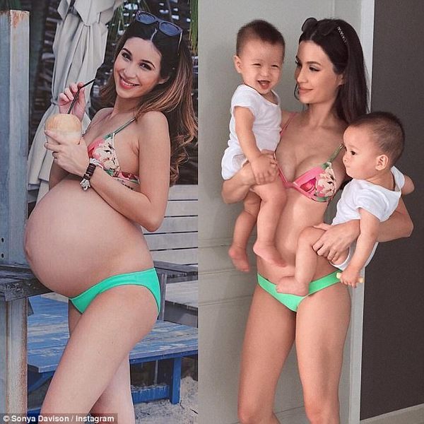 Mẹ sinh đôi amp;#34;nổi như cồnamp;#34; trên MXH tiết lộ chiêu giảm cân sau sinh ai cũng nên học theo - 3