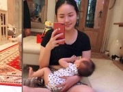 Làng sao - Sao Việt 24h: Phan Như Thảo vừa cho con bú vừa chụp ảnh “tự sướng”
