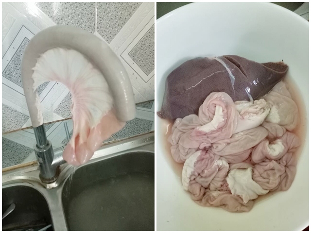 Cười ra nước mắt với cách làm sạch lòng bá đạo khiến đầu bếp cũng phải quỳ