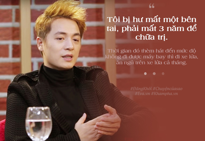 Đăng Khôi bị chấn thương tai trái, phải bỏ hát sau khi lấy vợ - 2