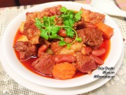 Bếp Eva - Bò hầm đậu đỏ và rau củ ấm nóng cho cuối tuần