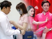Làng sao - Dắt vợ đi tham gia gameshow, Trấn Thành vẫn để tình cũ gác chân lên người
