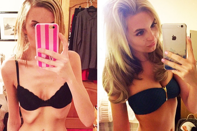 Màn biến hình ngoạn mục của những cô nàng cò hương trước và sau tăng cân - 2