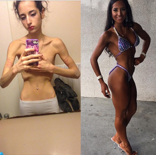 Màn biến hình ngoạn mục của những cô nàng cò hương trước và sau tăng cân - 6