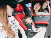 Làng sao - Hồ Ngọc Hà nhắng nhít bên con trai Subeo trên xe 7 tỷ mới tậu