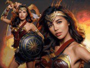 Thời trang - Minh Tú cosplay “nữ thần” Wonder Woman siêu gợi cảm ngày Halloween