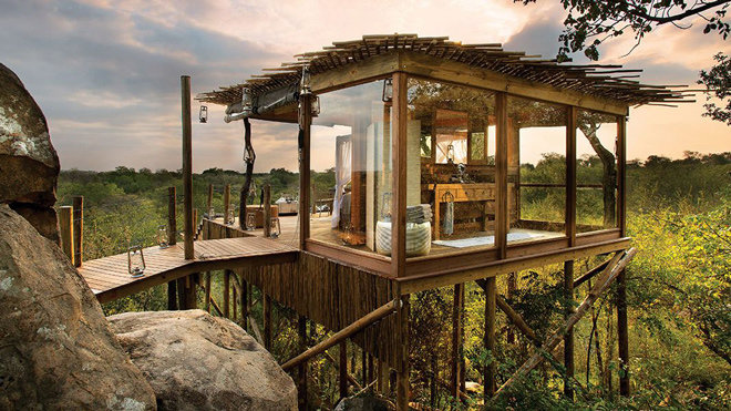 Những căn phòng đẹp amp;#34;ngả nghiêngamp;#34; ở khu du lịch Nam Phi - 3