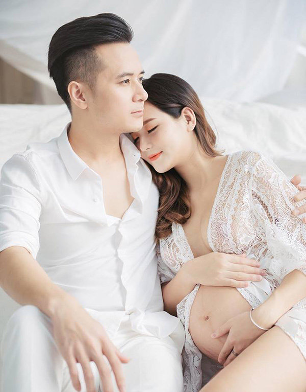 Mang bầu 8 tháng, hotgirl dân tộc bụng rạn đến xót xa càng được chồng cưng chiều - 5