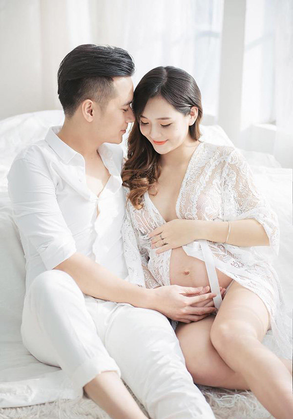 Mang bầu 8 tháng, hotgirl dân tộc bụng rạn đến xót xa càng được chồng cưng chiều - 4