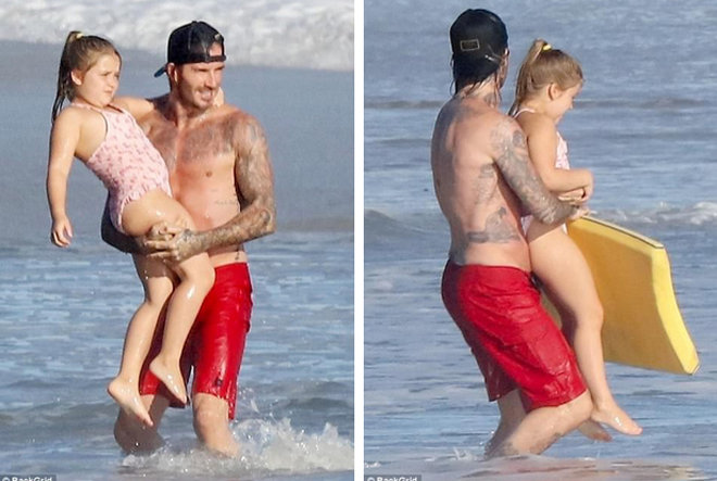 Hình ảnh Harper béo ú bị dân mạng chê xấu, vợ chồng Beckham amp;#34;nổi trận lôi đìnhamp;#34; - 2