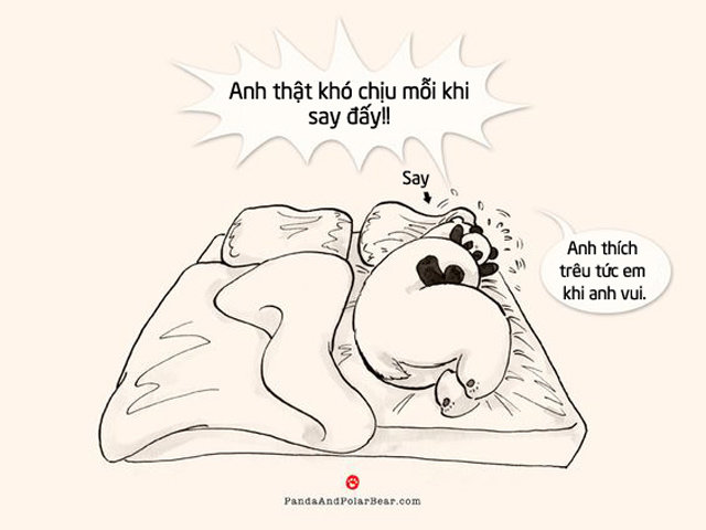 Cười bể bụng với cặp đôi gấu trúc - gấu Bắc Cực dễ thương khắc họa tình yêu cực hài - 8